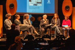 From lest: Laura Agnus Dei, Johann Merrich, Laura Zattra, Maria Maddalena Novati, Sofia Wieck, Sylviane Sapir.